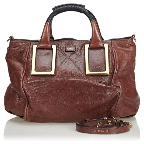 Chloé Leather Ethel Bag .